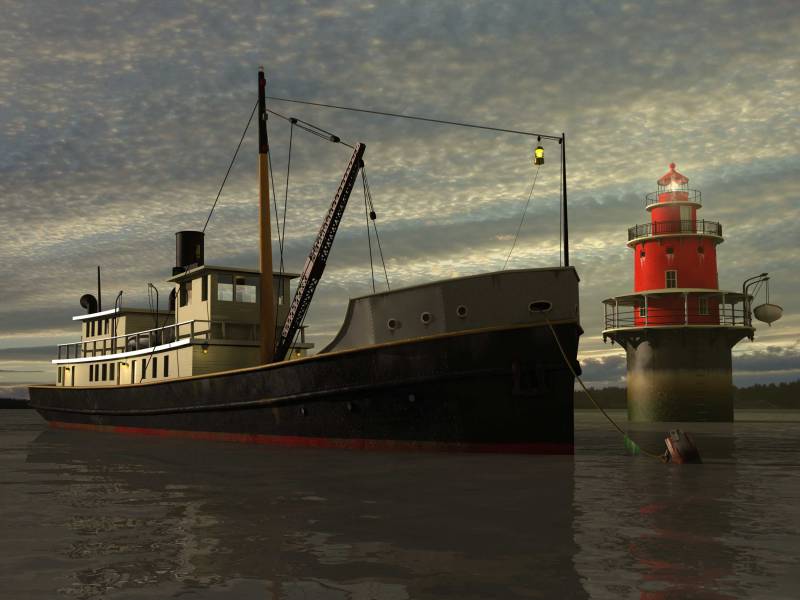 Light-tender Light Tender (taken from a photo of the 